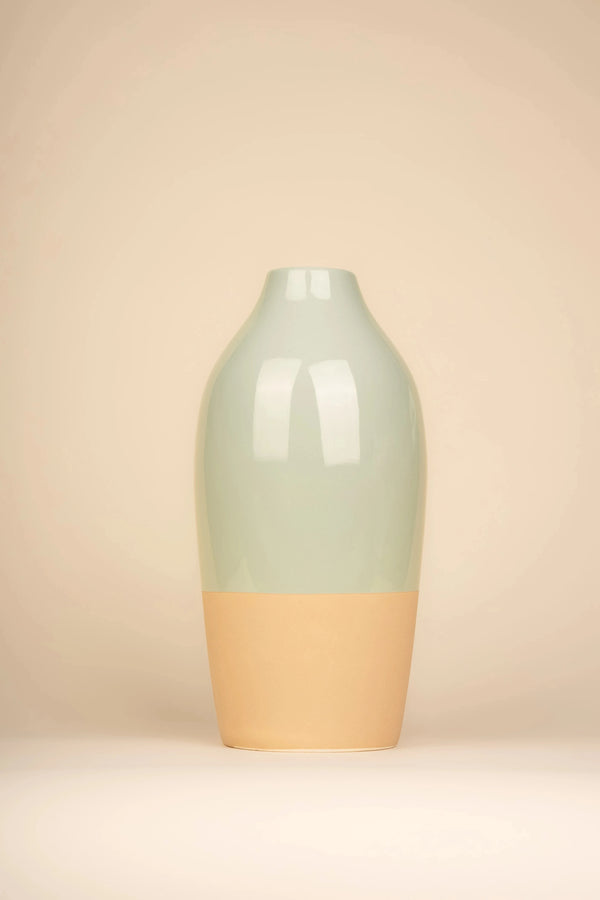 carraig donn Sage Green Decorative Vase