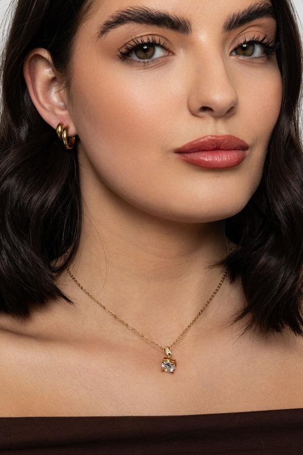 carraig donn Samara Solitaire Pendant Necklace