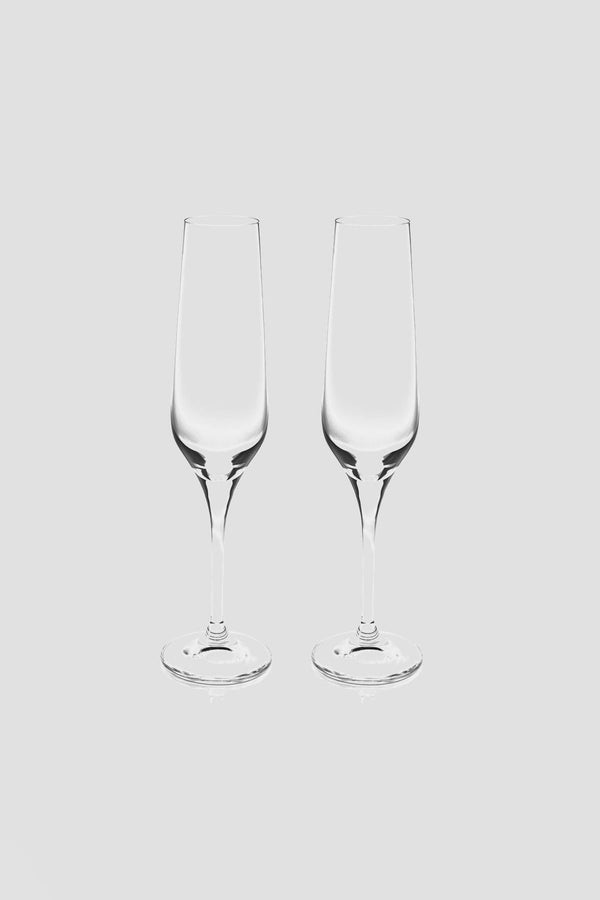 Carraig Donn Set Of 2 Crystal Champagne Glasses