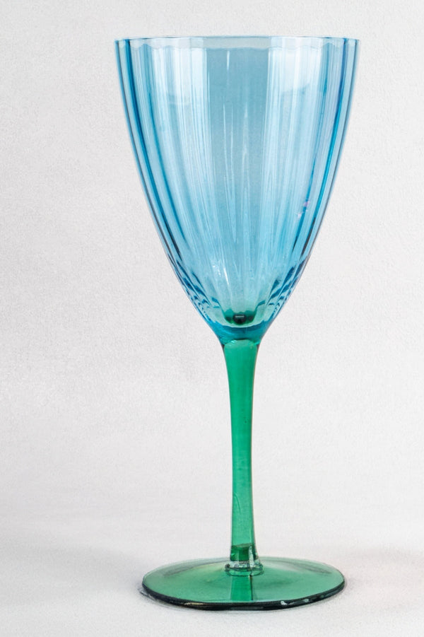 carraig donn Set of 2 Eclectic Ripple Wine Glasses