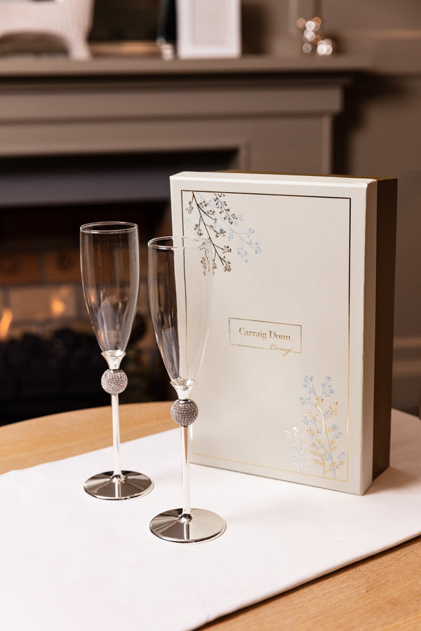 Carraig Donn Set Of 2 Wedding Toasting Flutes