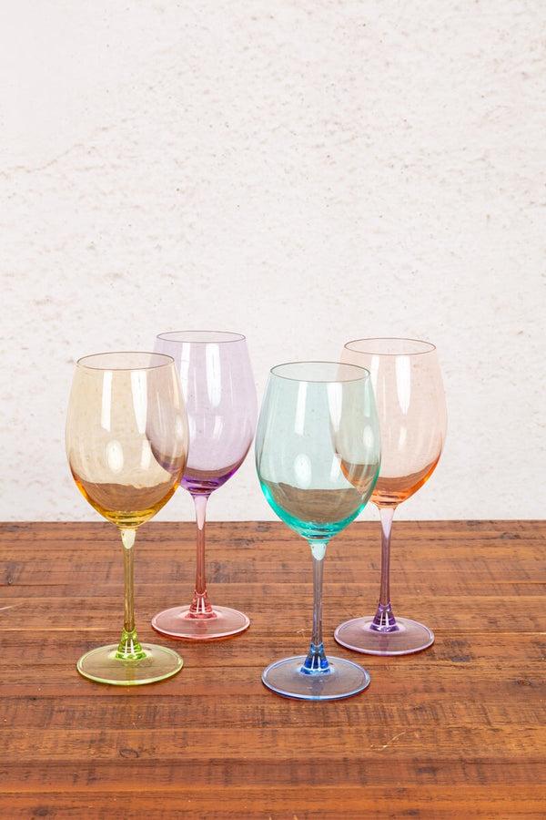 Carraig Donn Set Of 4 Fiesta Wine Glasses