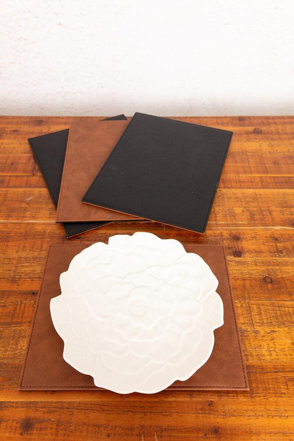 Carraig Donn Set Of 4 Leather Placemats