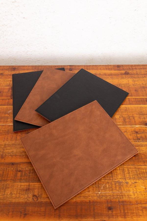 carraig donn Set Of 4 Leather Placemats