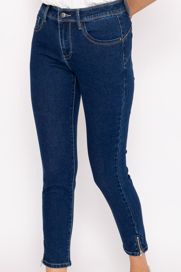 Carraig Donn Short Zip Denim Jeans