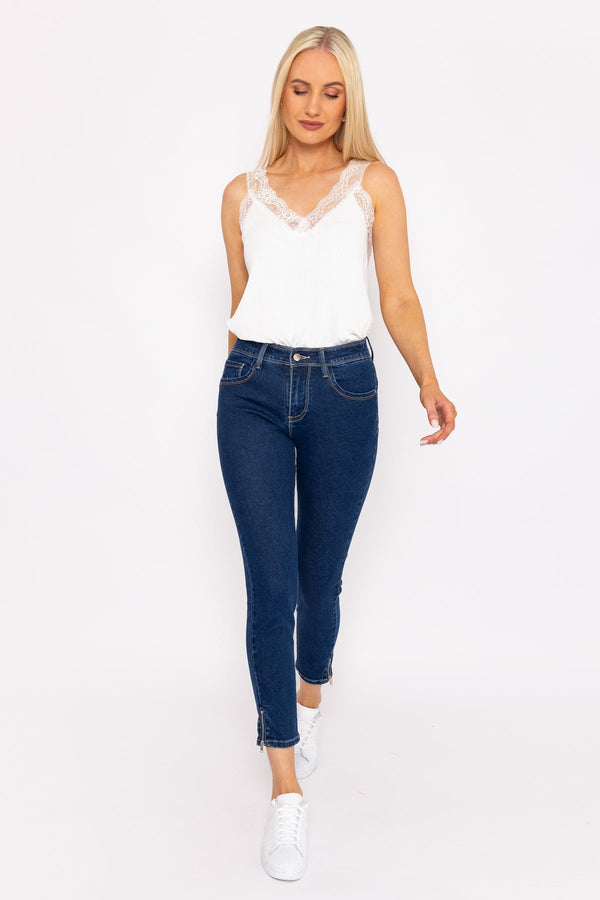 Carraig Donn Short Zip Denim Jeans