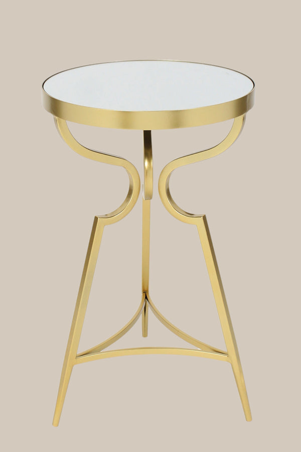 Carraig Donn Side Table With Gold Finish