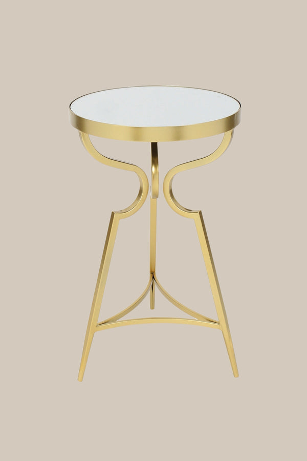 carraig donn Side Table with Gold Finish
