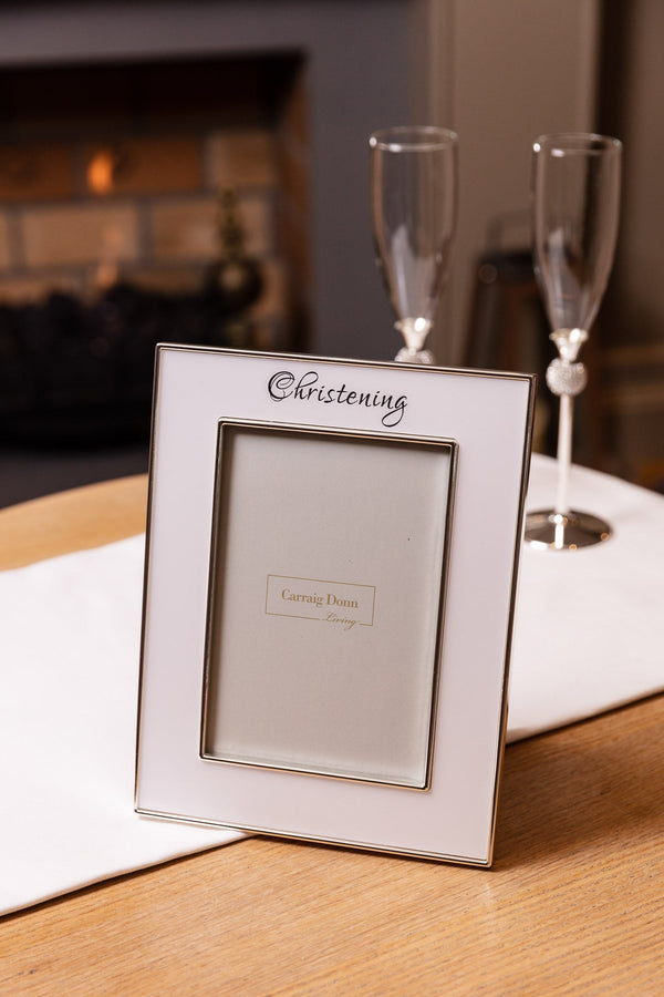 Carraig Donn Silver Christening Frame 5x7