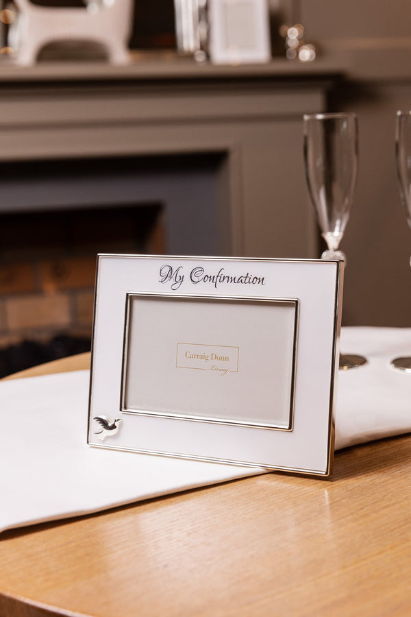 carraig donn Silver Confirmation Frame