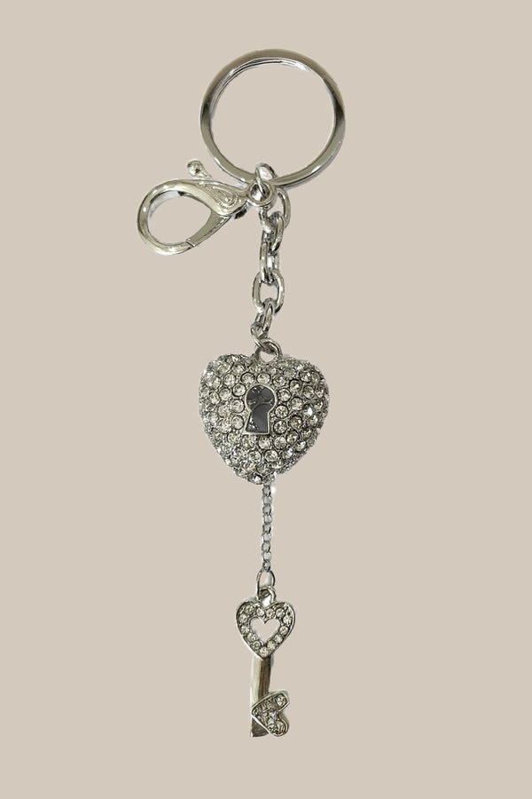 carraig donn Silver Key To My Heart Key Ring