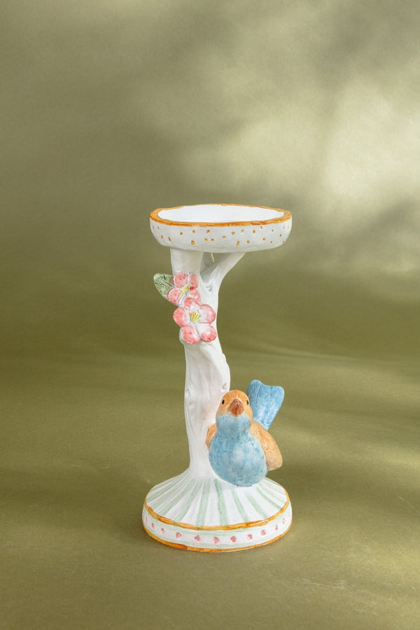 Carraig Donn Sitting Bird Candle Holder