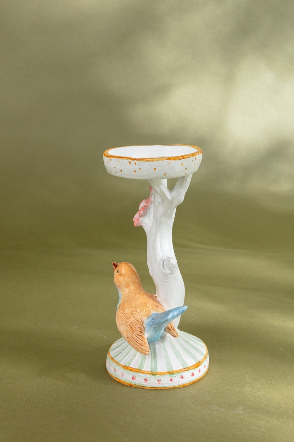 Carraig Donn Sitting Bird Candle Holder