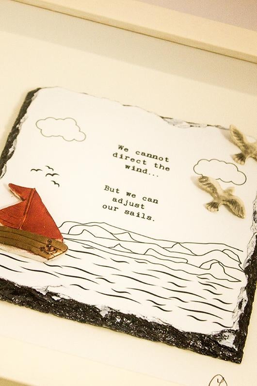 Carraig Donn Slatecraft Art - Adjust Our Sails