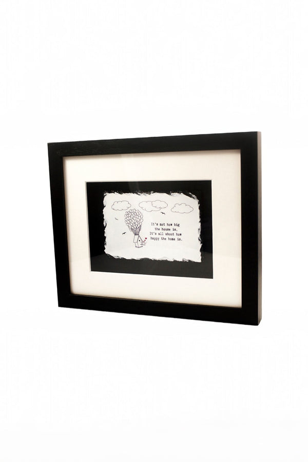 carraig donn Slatecraft Art - How Happy The Home Is