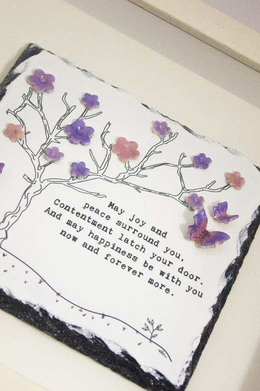 Carraig Donn Slatecraft Art- Joy & Peace