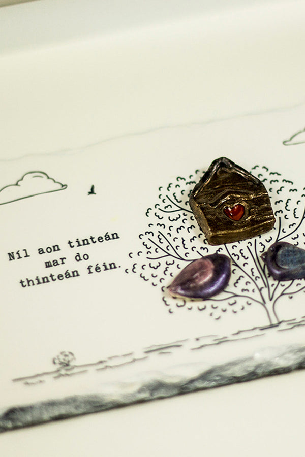 Carraig Donn Slatecraft Art- Níl Aon Tinteán