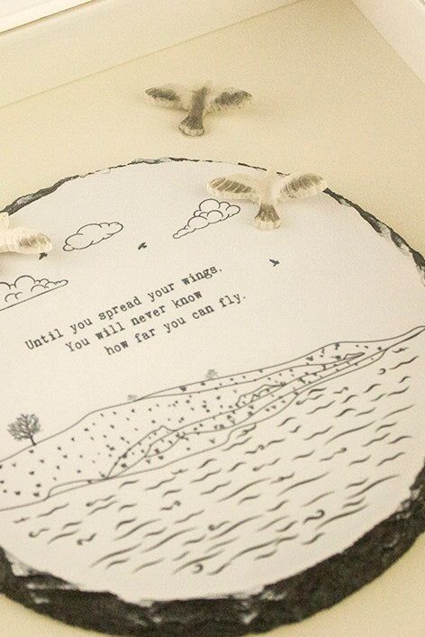 Carraig Donn Slatecraft Art-Spread Your Wings