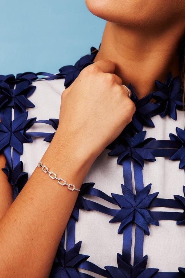 carraig donn Sliver Link Bracelet