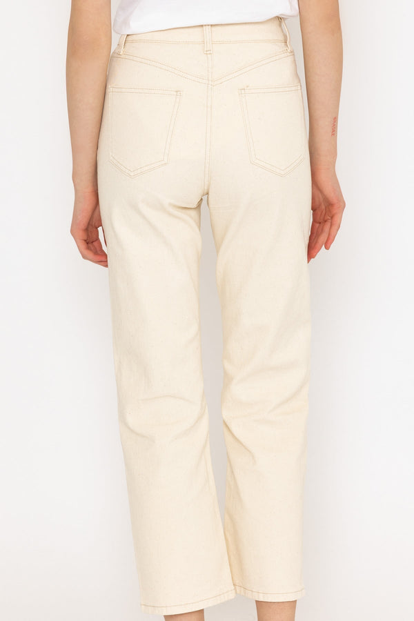 Carraig Donn Solange Cream Straight Leg Jeans