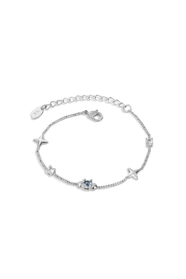 carraig donn Star Bracelet with Blue Stones