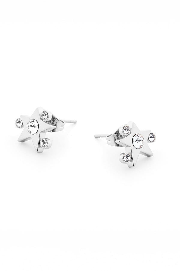 carraig donn Star Burst Silver Earrings
