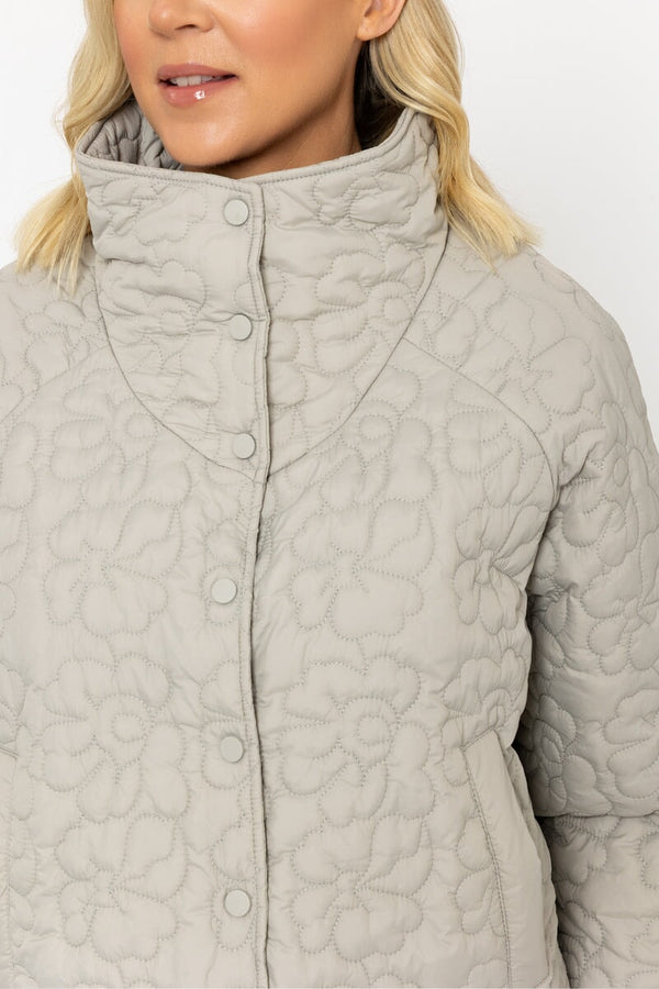 Carraig Donn Stone Floral Quilt Boxy Jacket