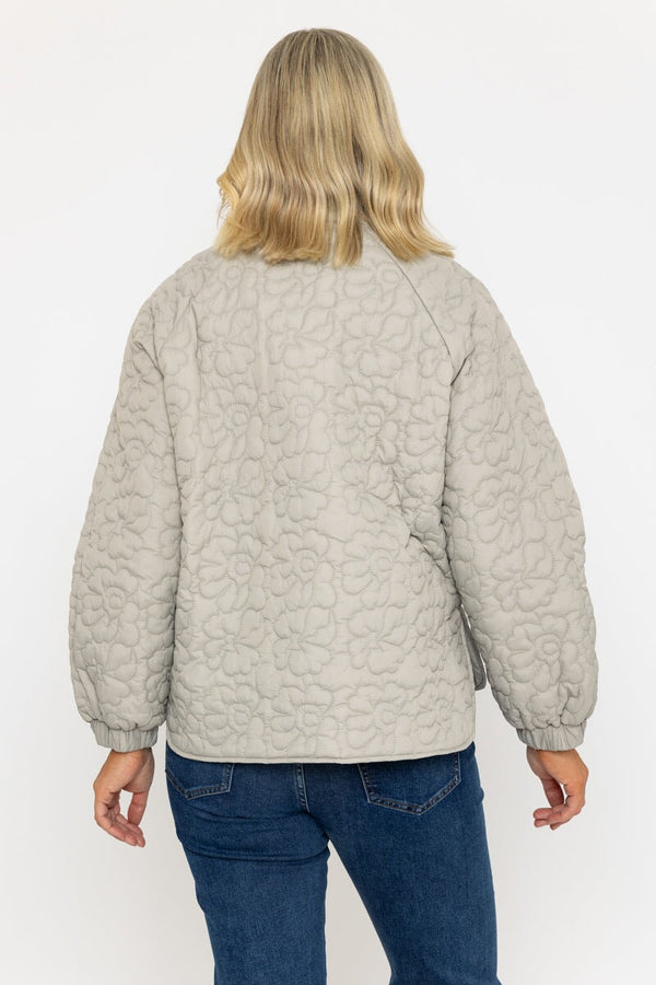 Carraig Donn Stone Floral Quilt Boxy Jacket