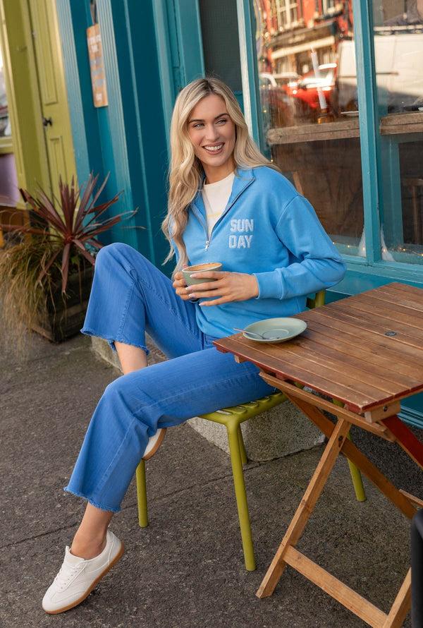 Carraig Donn Straight Leg Jeans In Blue