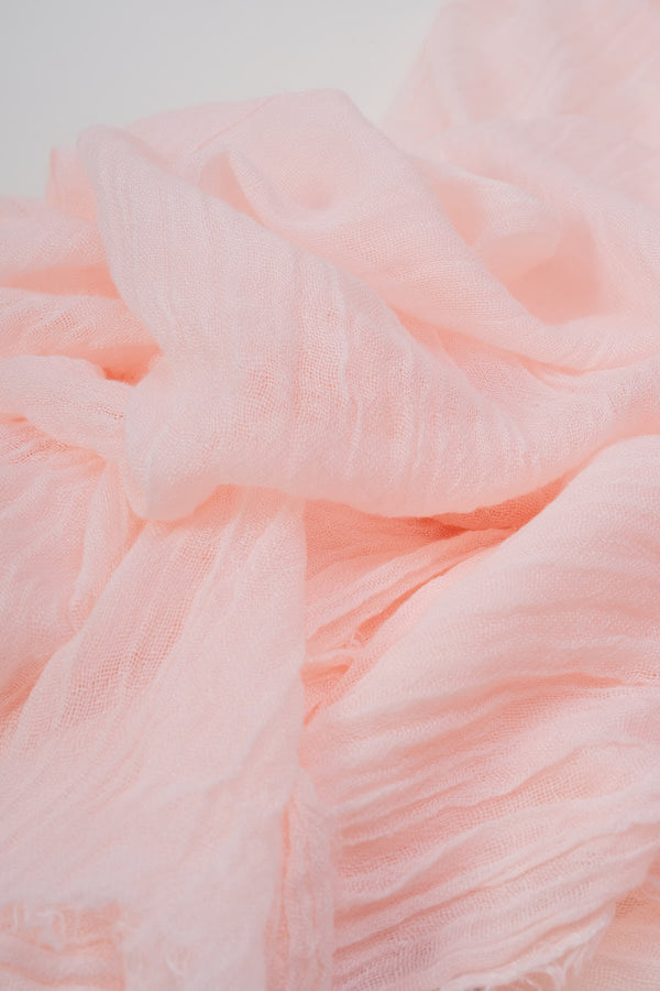 Carraig Donn Super Soft Solid Scarf In Blush Pink