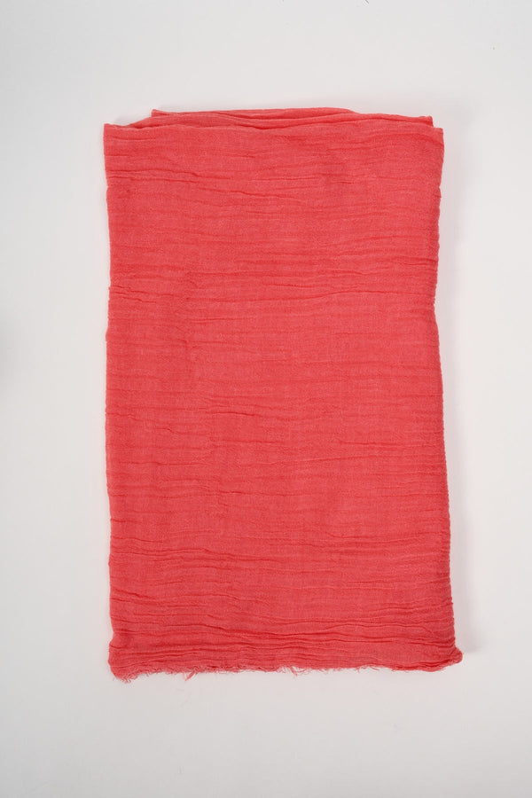 Carraig Donn Super Soft Solid Scarf In Coral