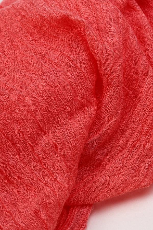 Carraig Donn Super Soft Solid Scarf In Coral