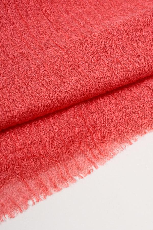 Carraig Donn Super Soft Solid Scarf In Coral