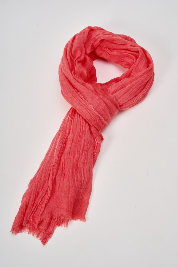 carraig donn Super Soft Solid Scarf in Coral