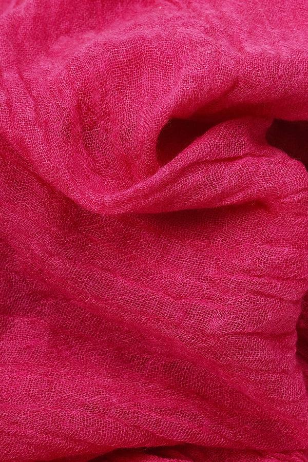 Carraig Donn Super Soft Solid Scarf In Fuchsia