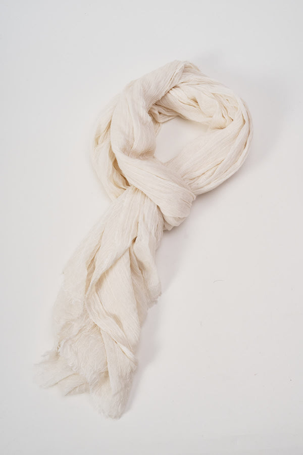 carraig donn Super Soft Solid Scarf in Ivory