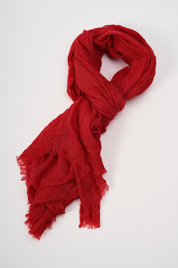 carraig donn Super Soft Solid Scarf in Red