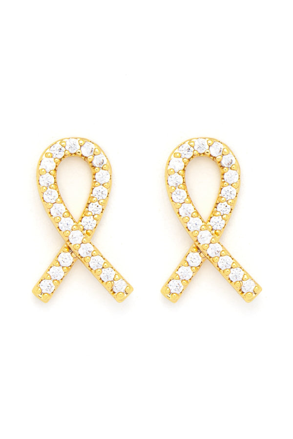 carraig donn The Pink Box Bow Earrings