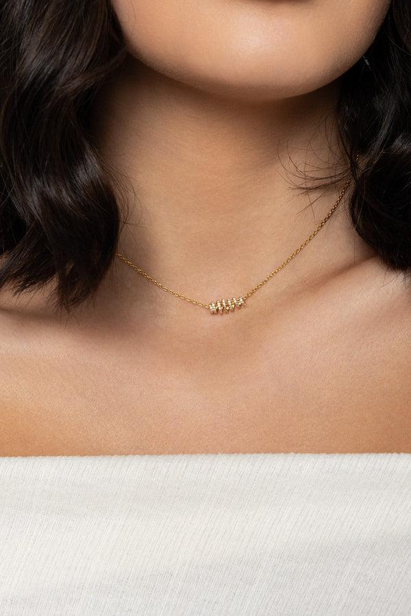 Carraig Donn The Pink Box Gold Doodle Necklace