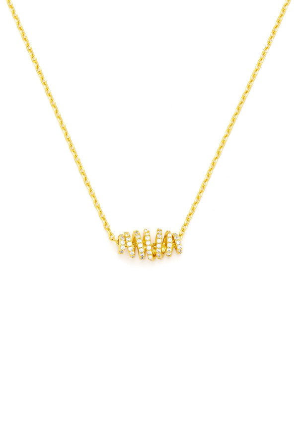 Carraig Donn The Pink Box Gold Doodle Necklace