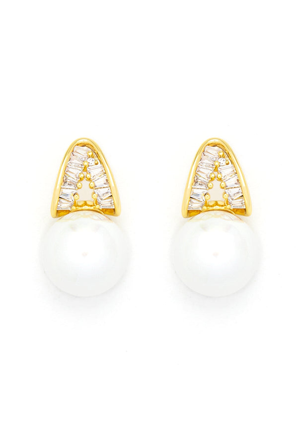 carraig donn The Pink Box Pearl Earrings