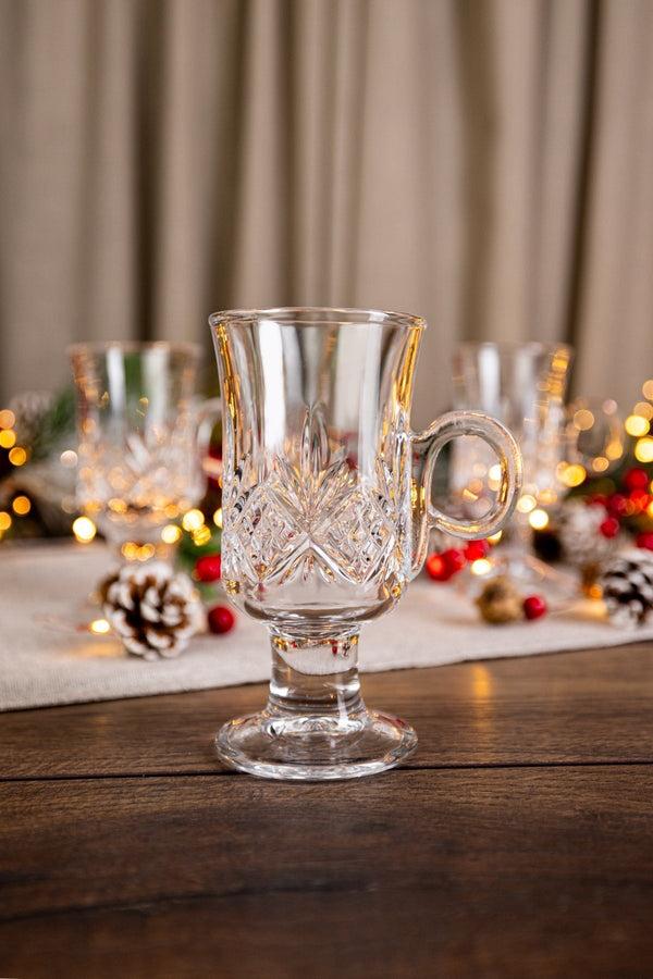 carraig donn Trinity Crystal Irish Coffee Set of 4