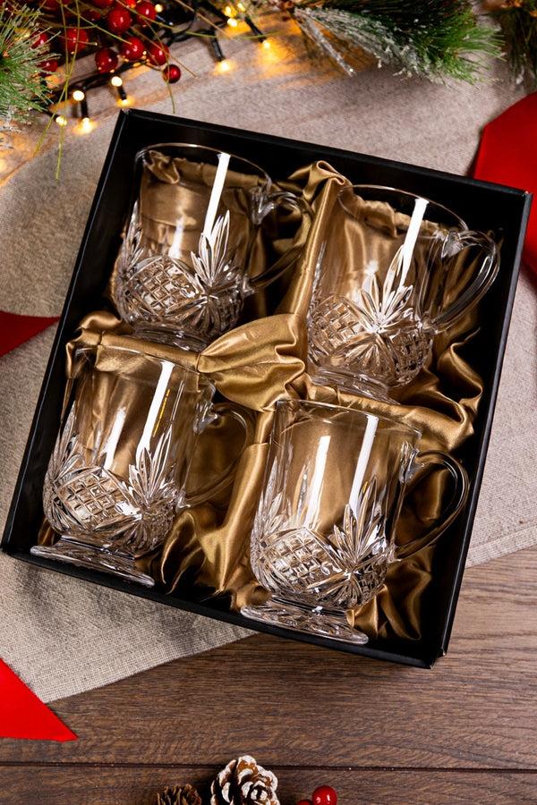 Carraig Donn Trinity Crystal Mugs Set Of 4