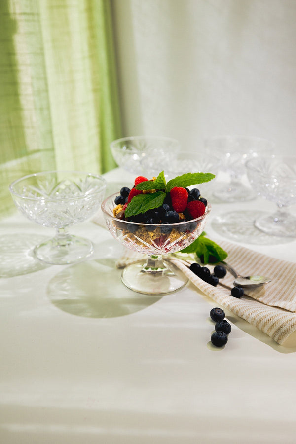 carraig donn Trinity Glass Dessert Dishes