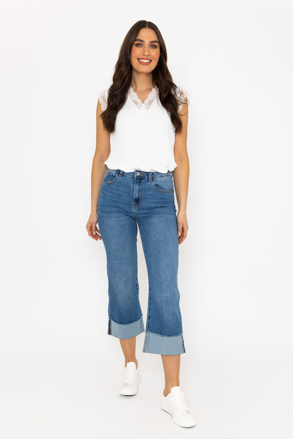 carraig donn Turn Up Jeans