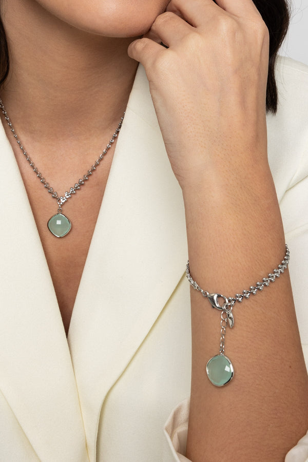 carraig donn Turquoise Blue Drop Bracelet