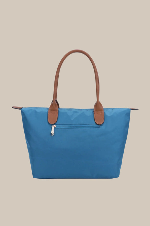 Carraig Donn Turquoise Blue Nylon Tote Bag
