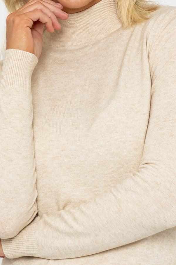 Carraig Donn Turtleneck Knit In Beige