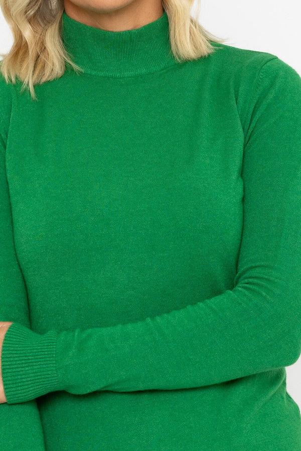 Carraig Donn Turtleneck Knit In Green