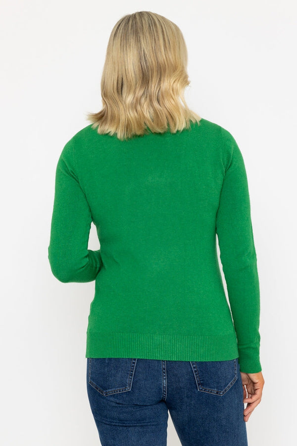 Carraig Donn Turtleneck Knit In Green